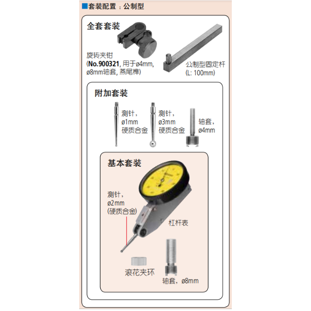 杠桿表 513系列 — 水平型 TI